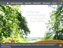 Tablet Screenshot of feldberger-seenlandschaft.de
